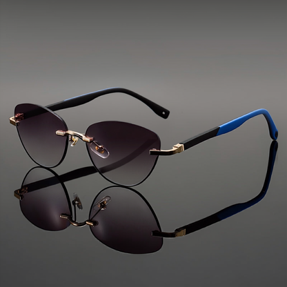 Men's Rimless Sunglasses