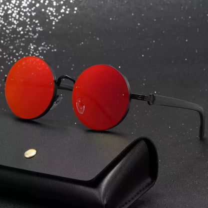Men's Round Frame Sunglasses