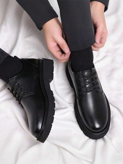 Men's Round Toe Lace-Up Shoes