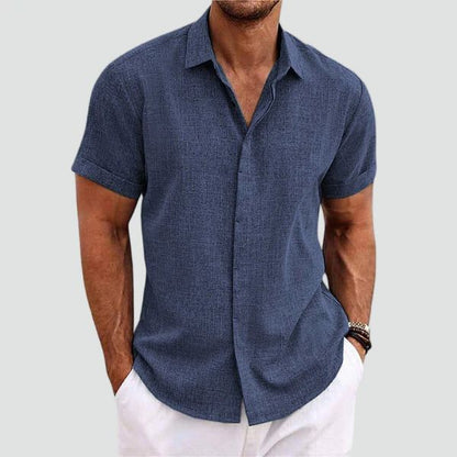 Men's Short Sleeve Button Shirt