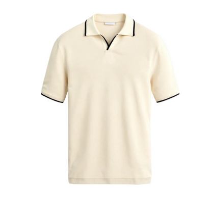 Men's Short-Sleeve Contrast Polo