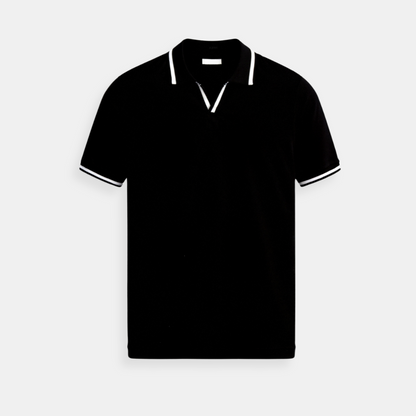 Men's Short-Sleeve Contrast Polo