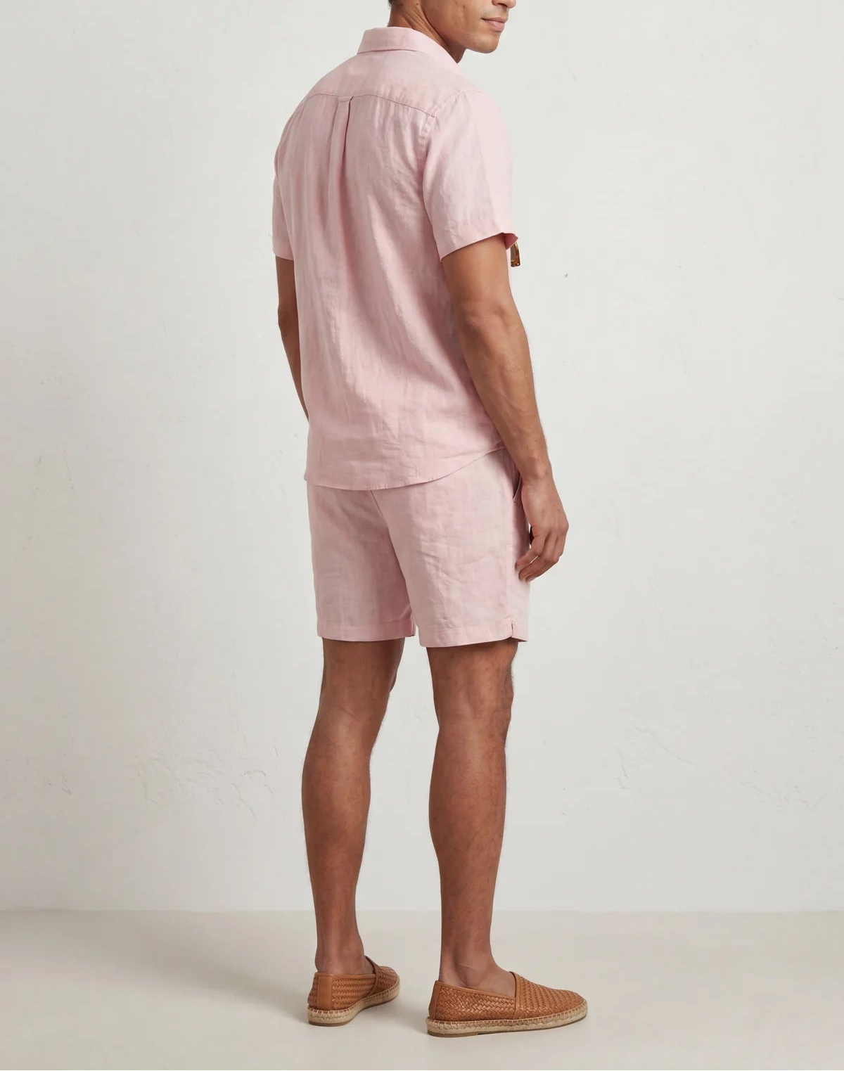 Men's Short Sleeve Shirt and Shorts Set