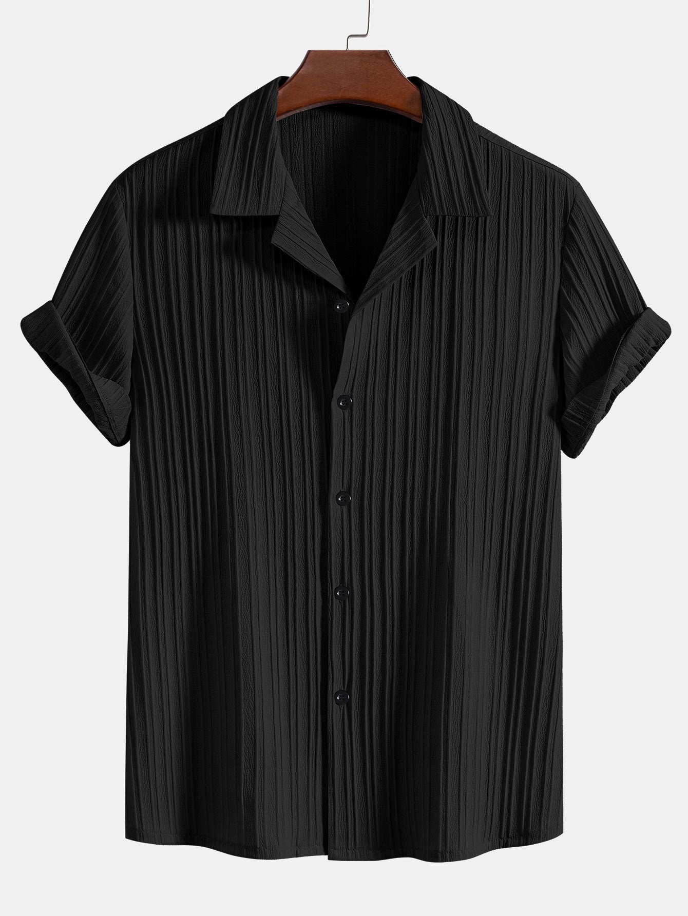 Men's Short Sleeve Shirt and Trousers Set