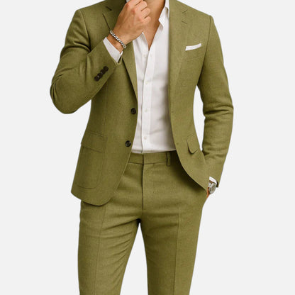 Men's Single Breasted Jacket and Trouser Set