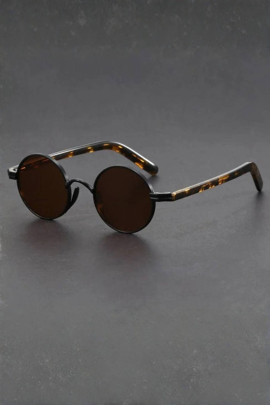 Men's Slim Round Sunglasses