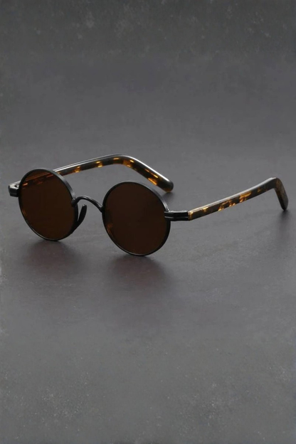 Men's Slim Round Sunglasses