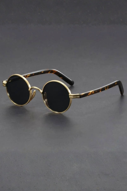 Men's Slim Round Sunglasses
