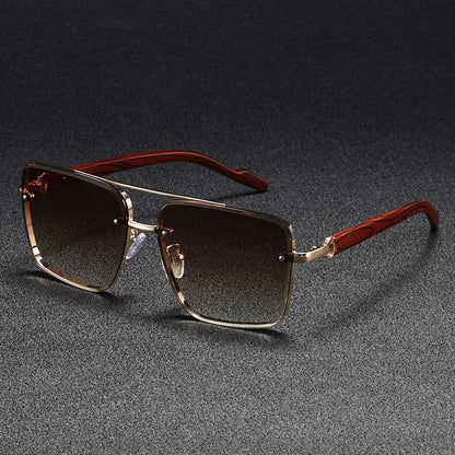 Men's Square Frame Sunglasses