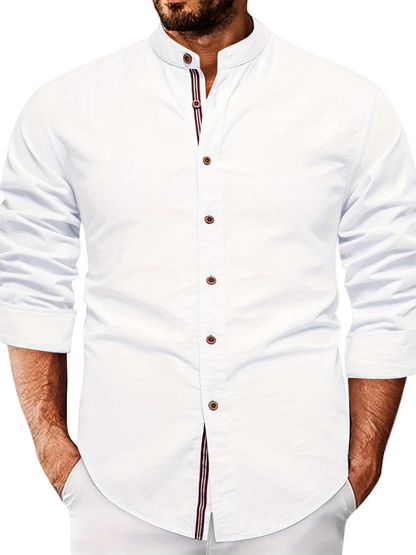 Men's Stand Collar Shirt