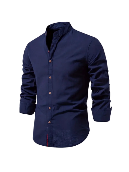 Men's Stand Collar Shirt