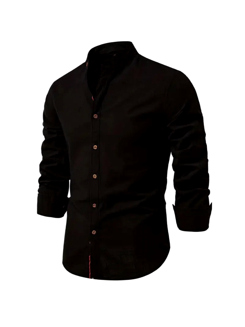 Men's Stand Collar Shirt