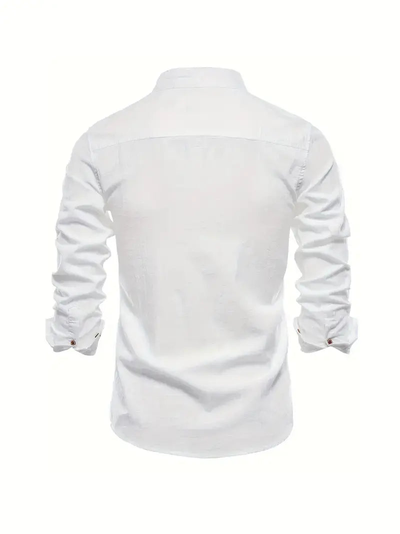 Men's Stand Collar Shirt