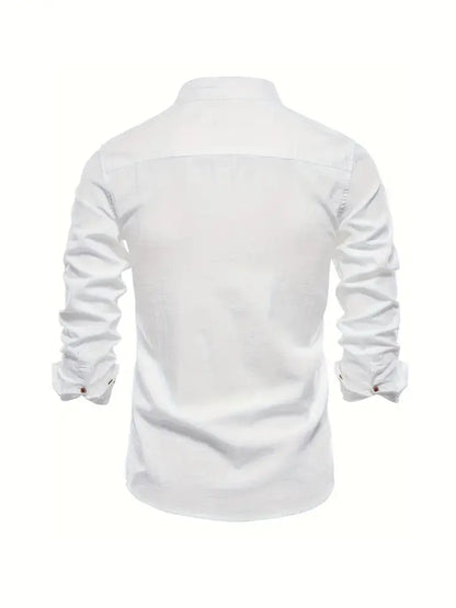 Men's Stand Collar Shirt
