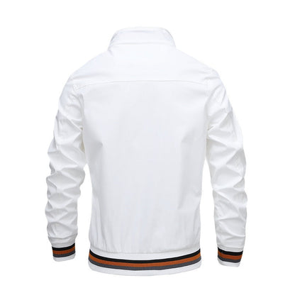 Men's Stand Collar Zip Jacket