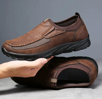 Men's Stitched Vamp Slip-On Shoes
