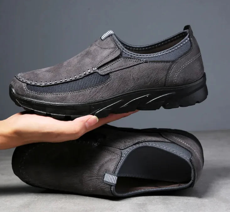 Men's Stitched Vamp Slip-On Shoes