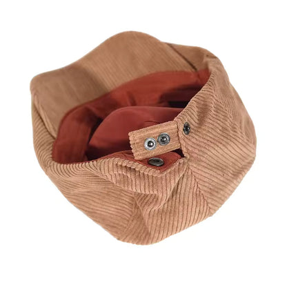 Men's Textured Flat Cap