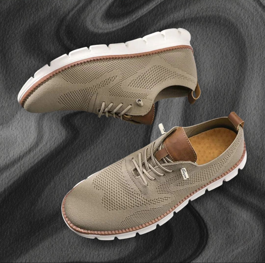 Men's Textured Lace-Up Shoes