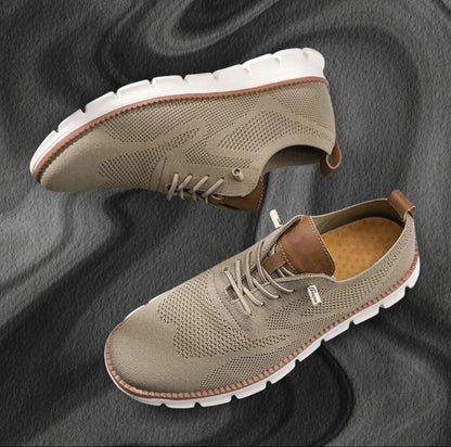 Men's Textured Lace-Up Shoes
