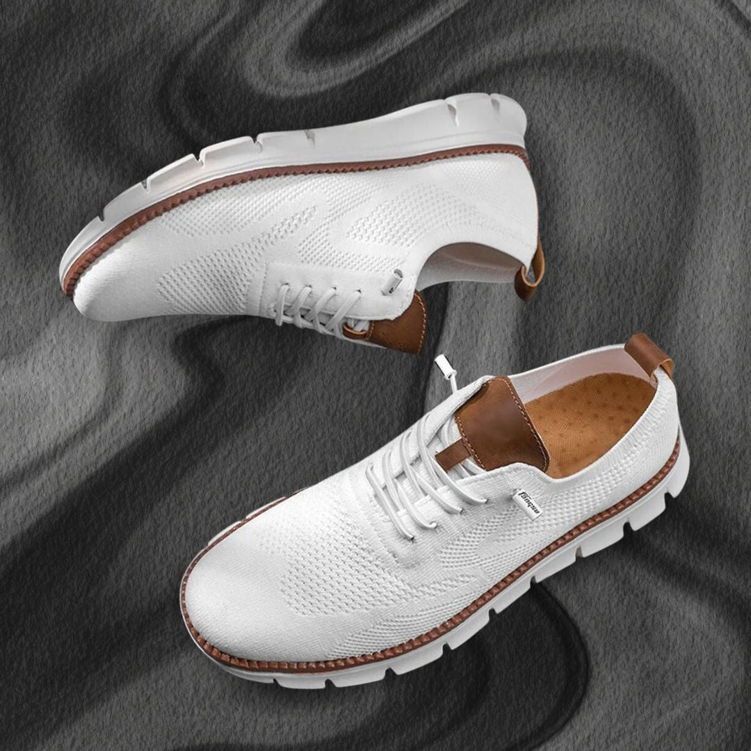 Men's Textured Lace-Up Shoes
