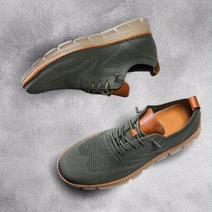 Men's Textured Lace-Up Shoes