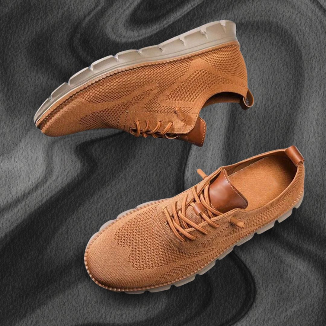 Men's Textured Lace-Up Shoes
