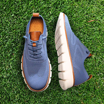 Men's Textured Lace-Up Shoes