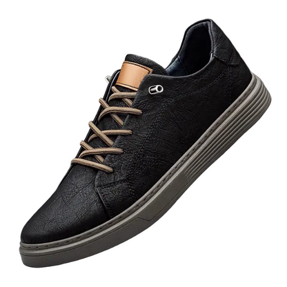 Men's Textured Lace-Up Trainers