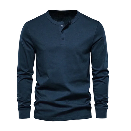 Men's Three-Button Neck Shirt