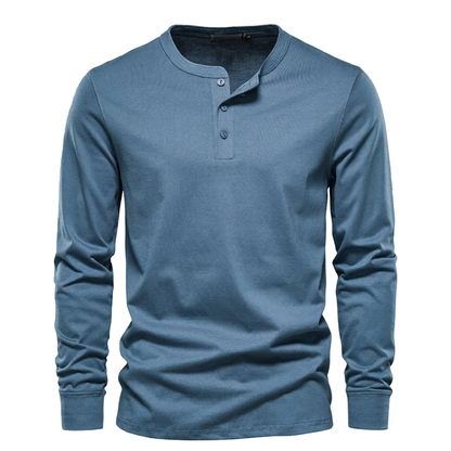 Men's Three-Button Neck Shirt