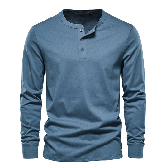 Men's Three-Button Neck Shirt