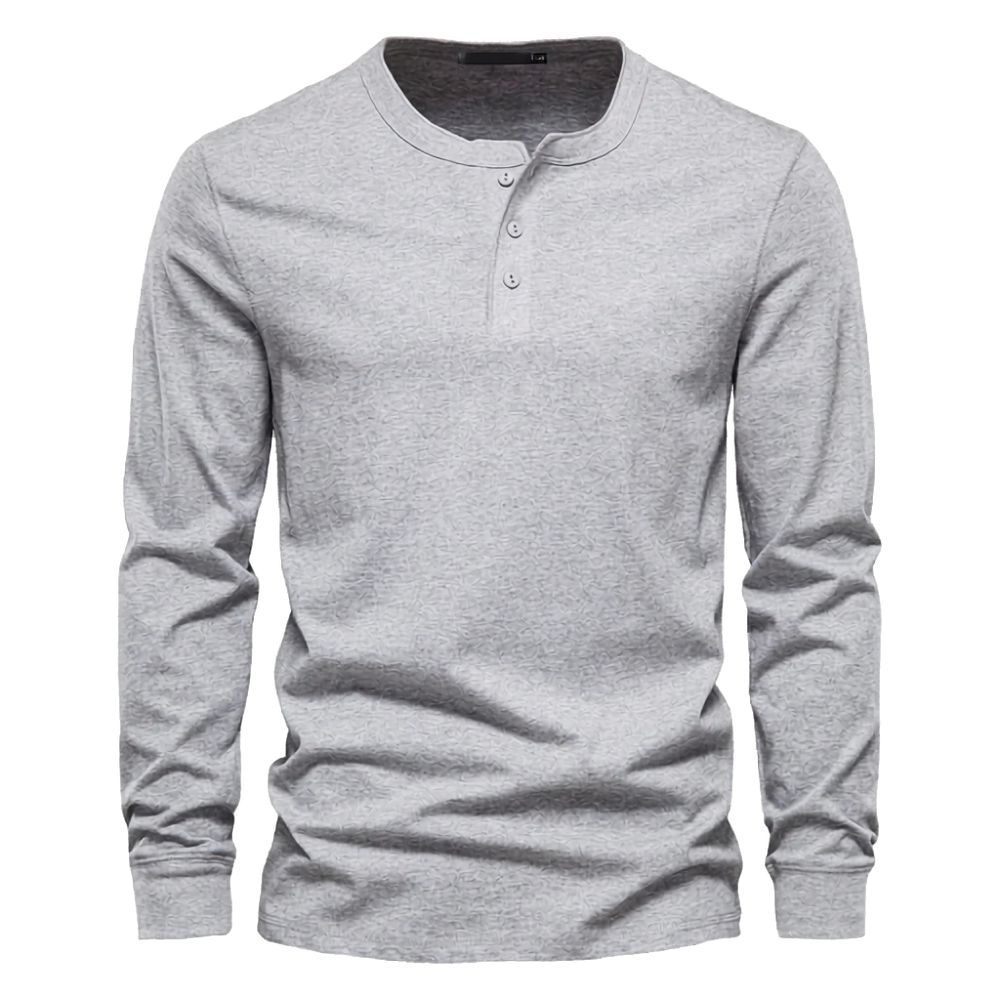 Men's Three-Button Neck Shirt