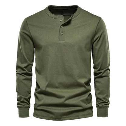 Men's Three-Button Neck Shirt
