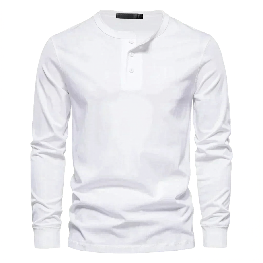 Men's Three-Button Neck Shirt