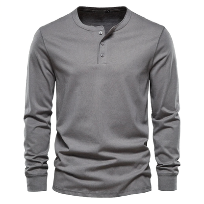 Men's Three-Button Neck Shirt