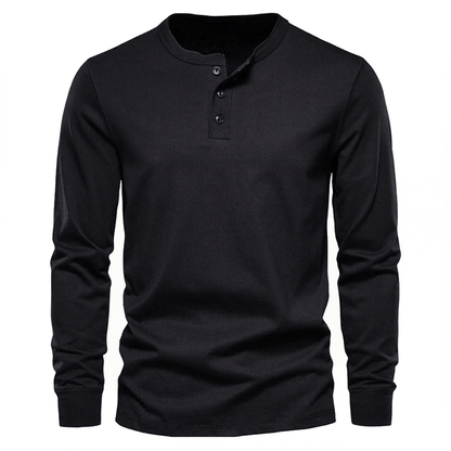Men's Three-Button Neck Shirt