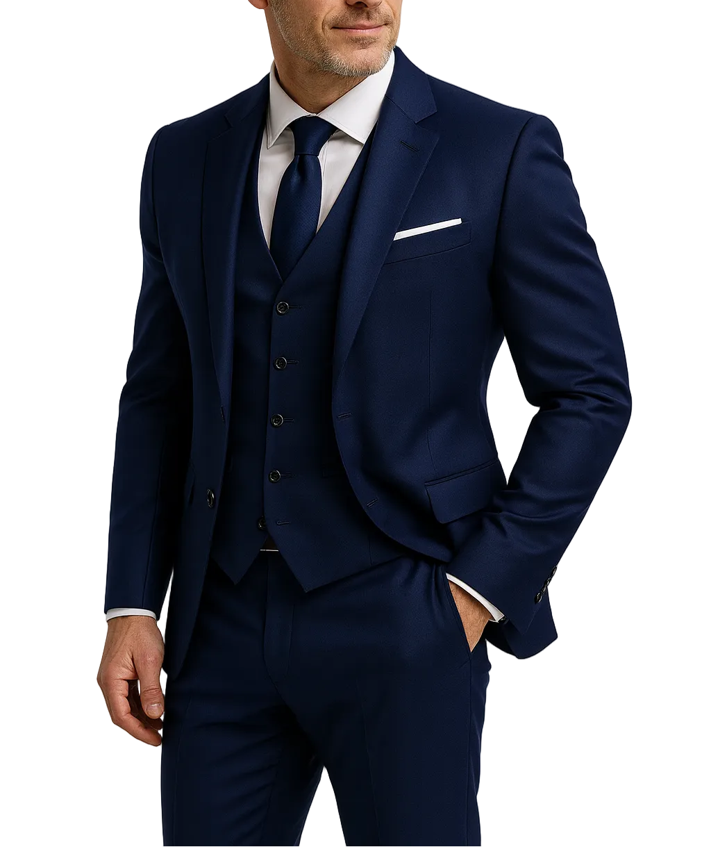 Men's Three-Piece Suit Set