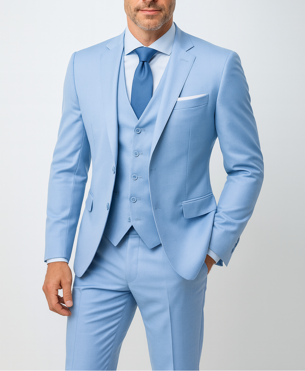 Men's Three-Piece Suit Set
