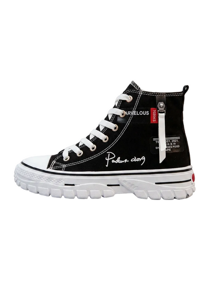 Men's Tread Sole High Top Shoes