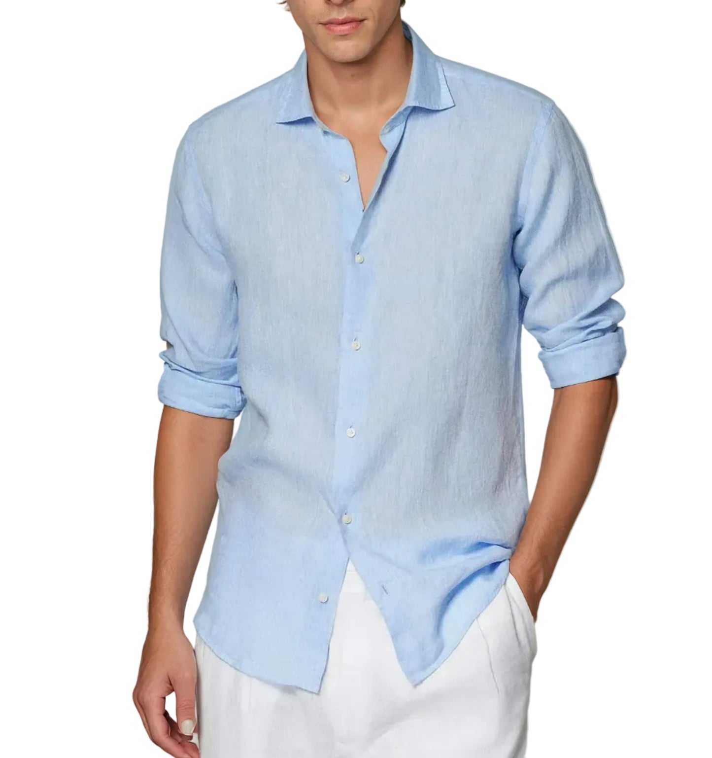 Men's Turn-Down Collar Shirt