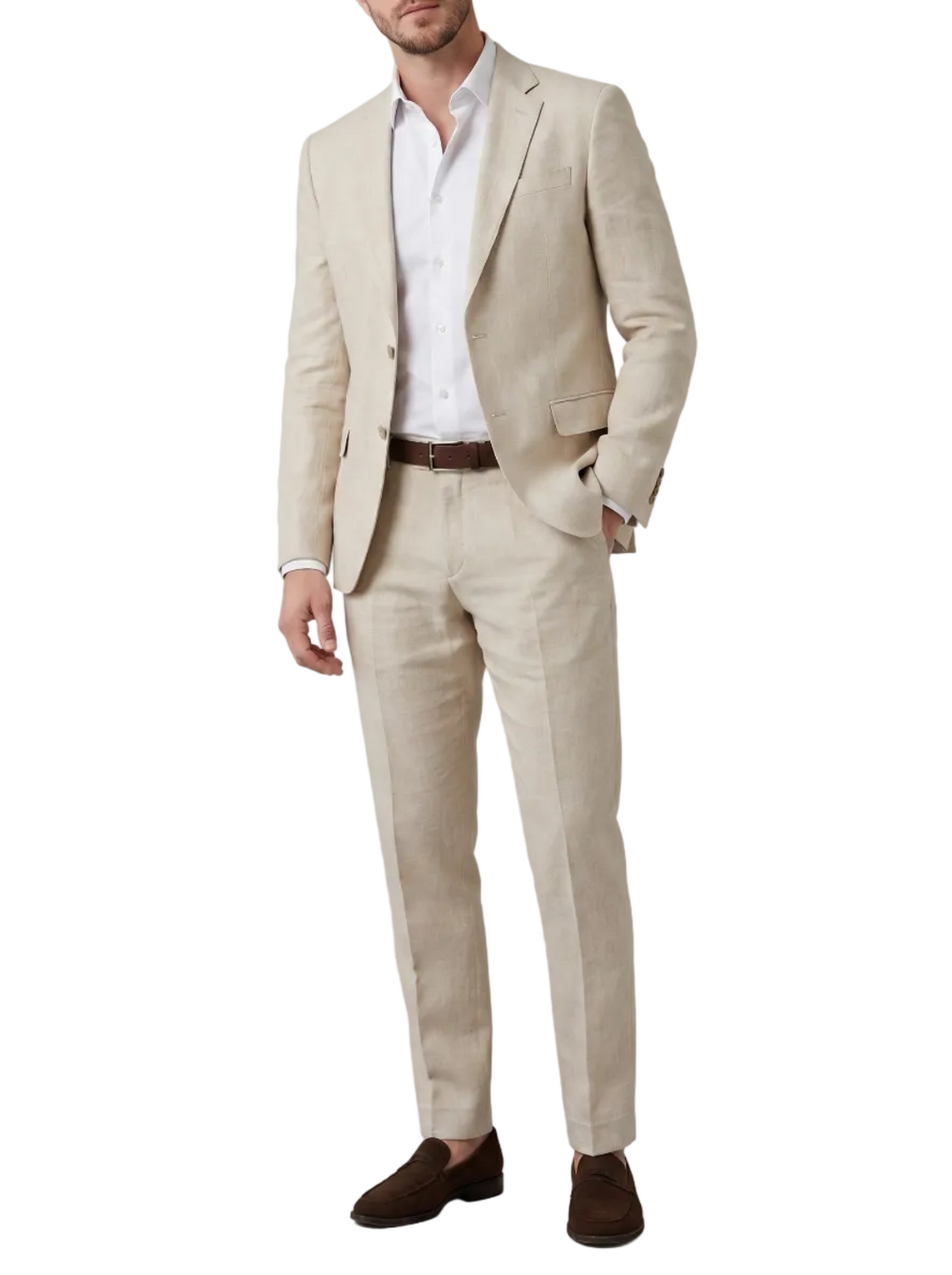 Men's Two-Button Suit Set