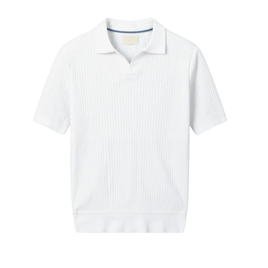 Men's Vertical Detail Polo Shirt