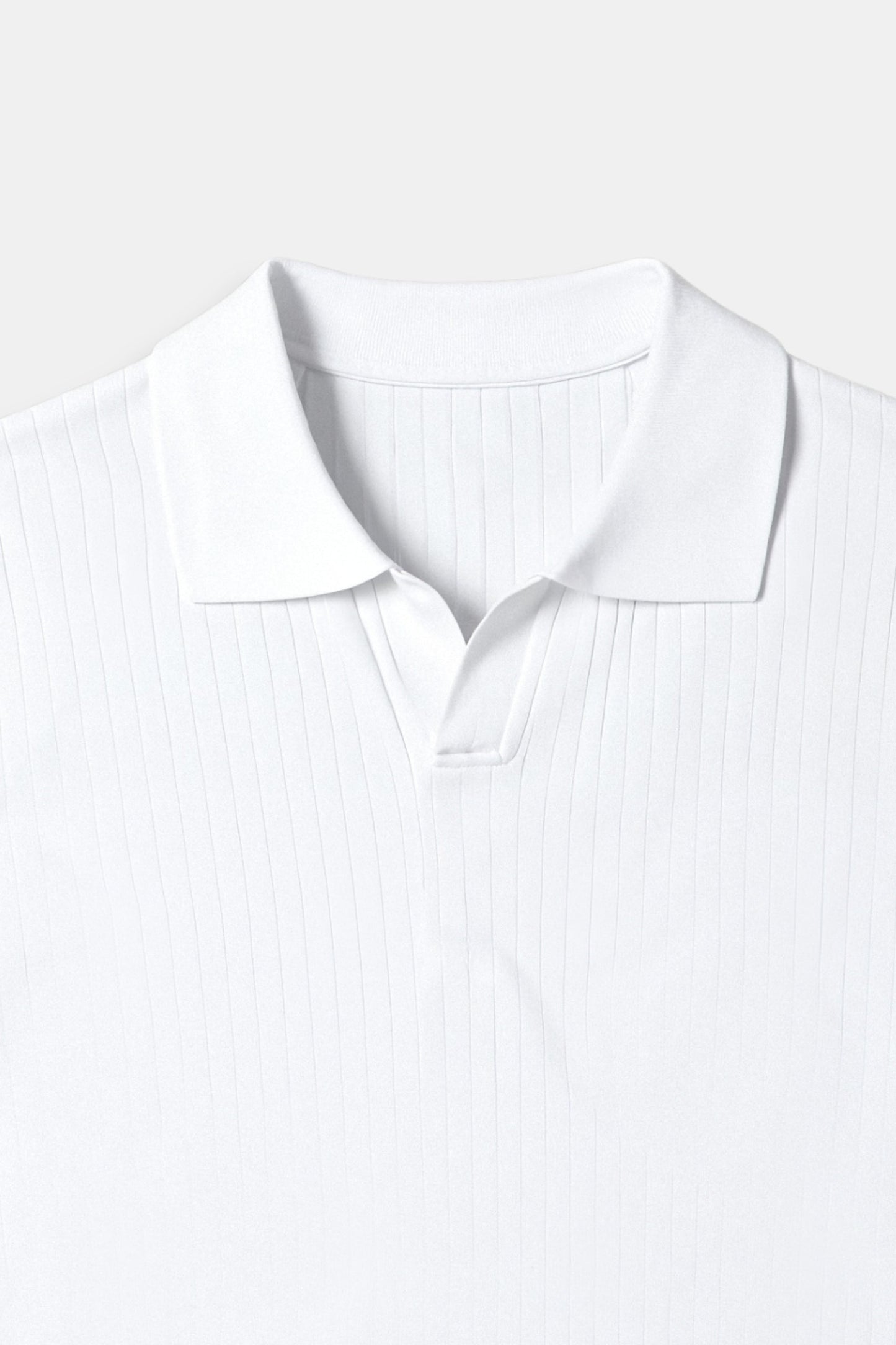 Men's Vertical Detail Polo Shirt
