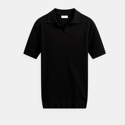Men's Vertical Detail Polo Shirt