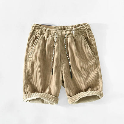 Men's Vertical Pattern Drawstring Shorts