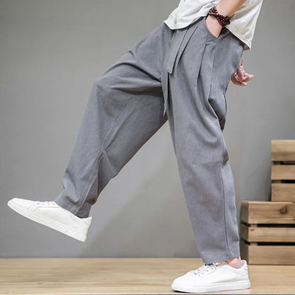 Men's Waist Tie Trousers
