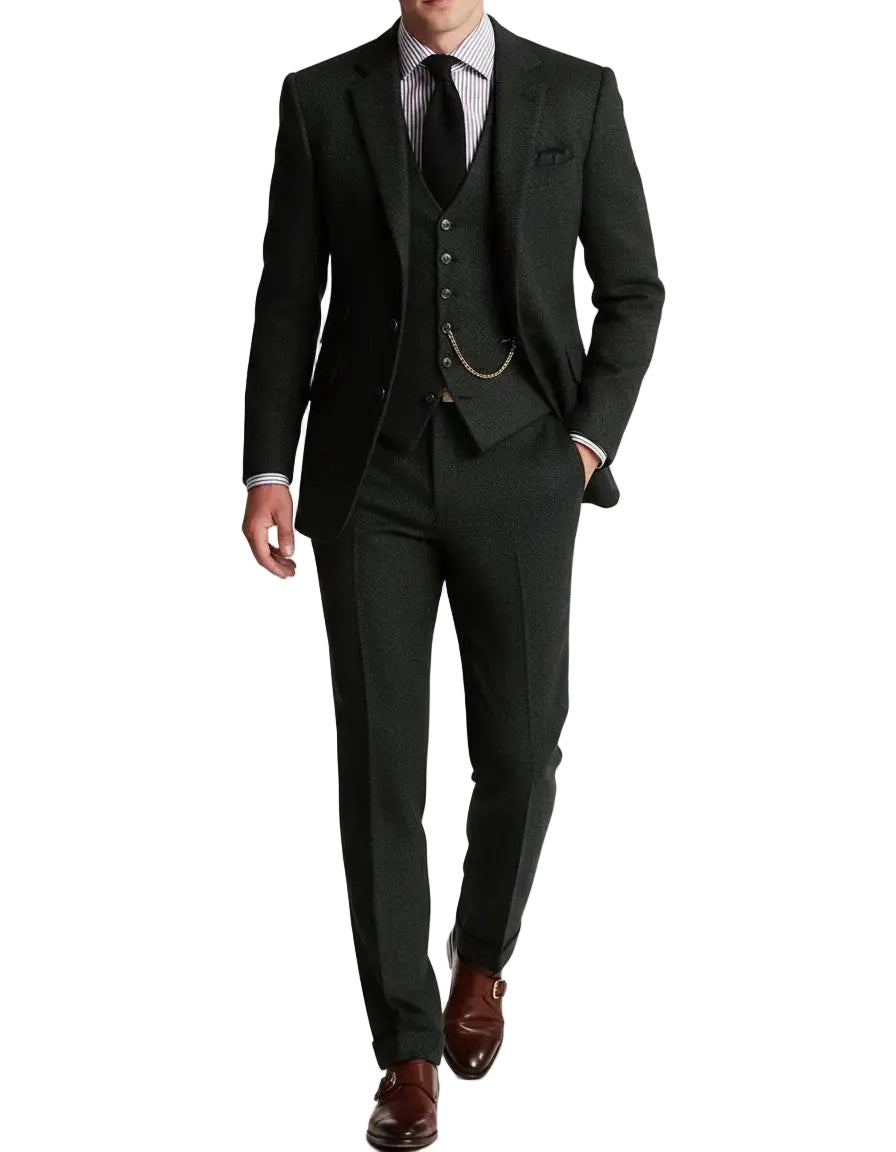 Men's Waistcoat Suit Set
