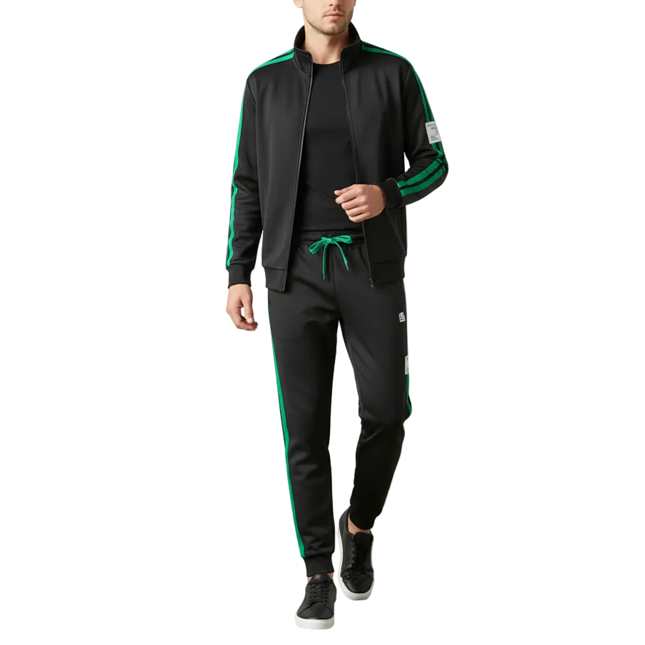 Men's Zip Front Jacket Set