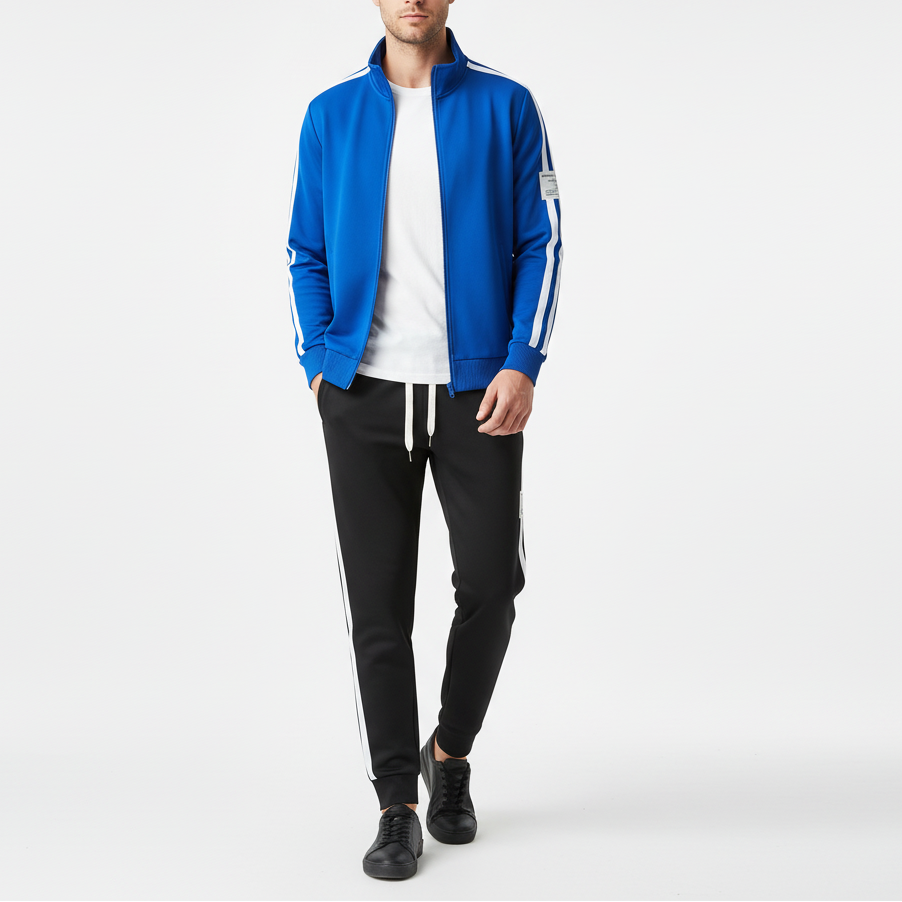 Men's Zip Front Jacket Set